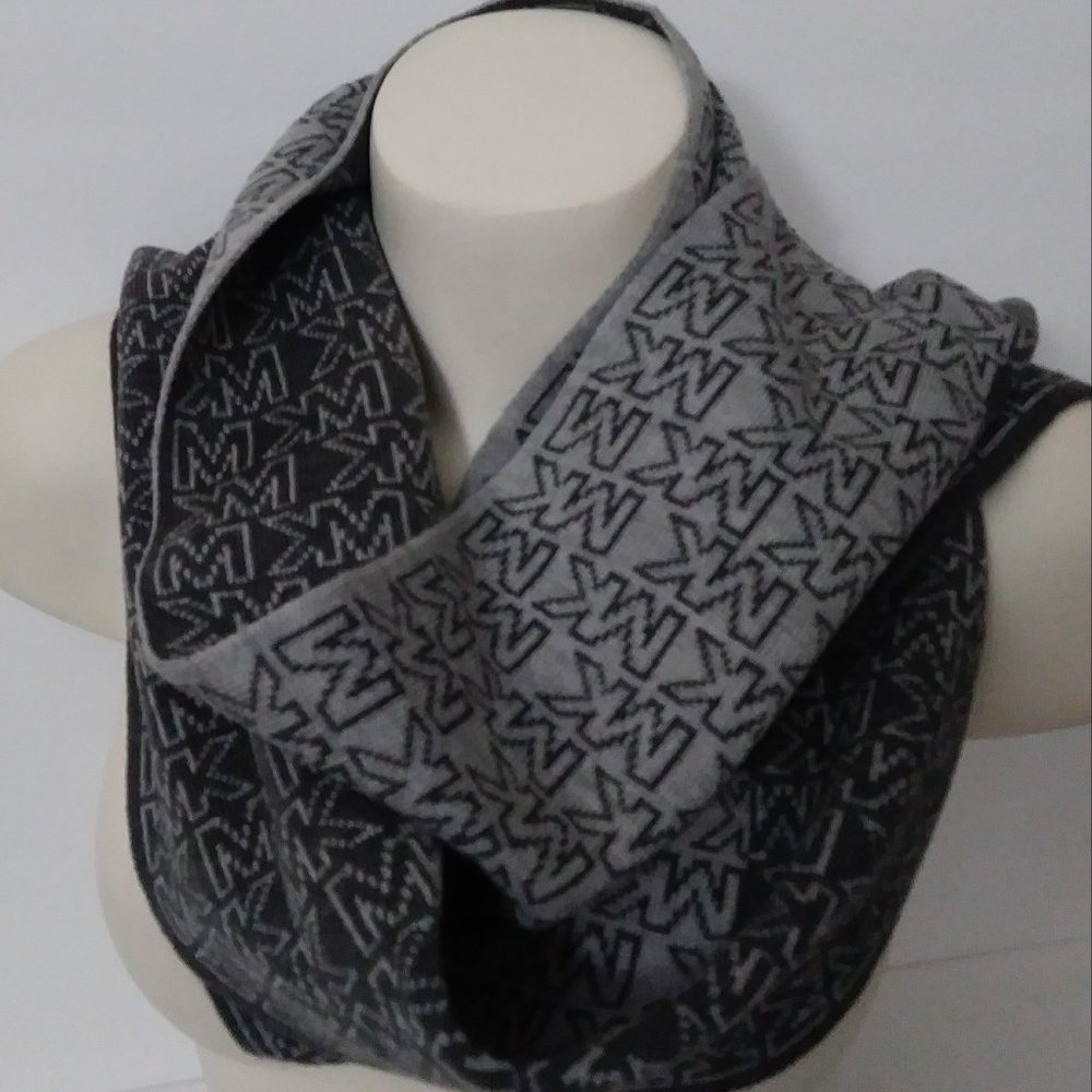 Michael Kors Monogram Grey Scarf